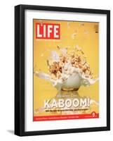 Breakfast Goes Kaboom! Reverse Diet, Dinner for Breakfast and Breakfast for Dinner, March 9, 2007-Adam Levey-Framed Photographic Print