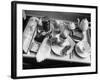 Breakfast identical to One of Pres. Franklin D. Roosevelt's at Guest House of Gen. Edwin M. Watson-Alfred Eisenstaedt-Framed Photographic Print