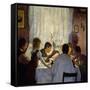 Breakfast Ii. Morning Mood-Gustav Wentzel-Framed Stretched Canvas