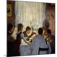 Breakfast Ii. Morning Mood-Gustav Wentzel-Mounted Giclee Print