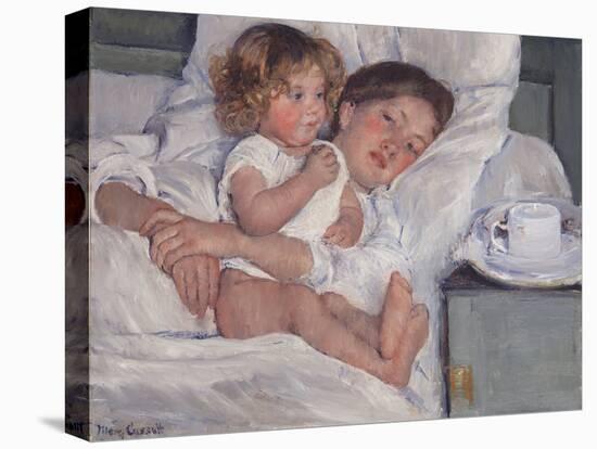 Breakfast in Bed, 1897-Mary Cassatt-Stretched Canvas