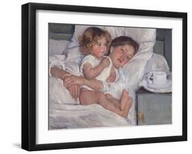 Breakfast in Bed, 1897-Mary Cassatt-Framed Premium Giclee Print