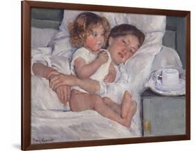 Breakfast in Bed, 1897-Mary Cassatt-Framed Giclee Print