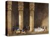 Breakfast in Egyptian Temple, from Empress Eugenie of France's Journey in Egypt-Charles Theodore Frere-Stretched Canvas