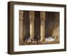 Breakfast in Egyptian Temple, from Empress Eugenie of France's Journey in Egypt-Charles Theodore Frere-Framed Giclee Print