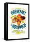 Breakfast In Hollywood, Tom Breneman, 1946-null-Framed Stretched Canvas