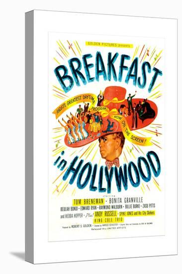 Breakfast In Hollywood, Tom Breneman, 1946-null-Stretched Canvas