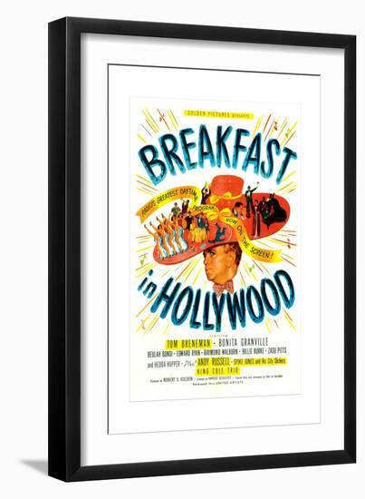Breakfast In Hollywood, Tom Breneman, 1946-null-Framed Premium Giclee Print