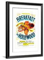 Breakfast In Hollywood, Tom Breneman, 1946-null-Framed Art Print