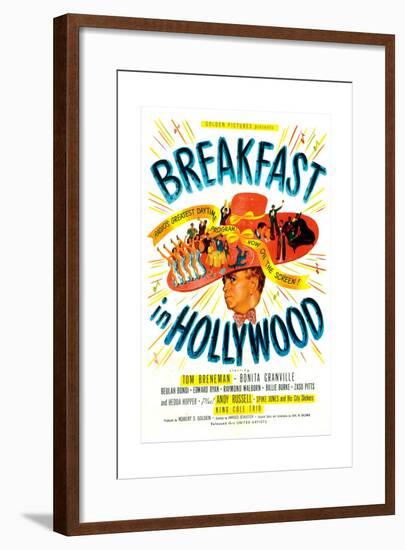 Breakfast In Hollywood, Tom Breneman, 1946-null-Framed Art Print