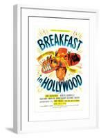 Breakfast In Hollywood, Tom Breneman, 1946-null-Framed Art Print