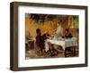 Breakfast in Sora-Peder Severin Krøyer-Framed Giclee Print