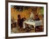 Breakfast in Sora-Peder Severin Krøyer-Framed Giclee Print