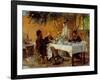 Breakfast in Sora-Peder Severin Krøyer-Framed Giclee Print