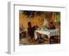 Breakfast in Sora-Peder Severin Krøyer-Framed Premium Giclee Print