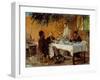 Breakfast in Sora-Peder Severin Krøyer-Framed Giclee Print