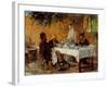 Breakfast in Sora-Peder Severin Krøyer-Framed Giclee Print