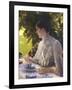 Breakfast in the Garden, 1883-Giuseppe De Nittis-Framed Giclee Print