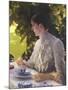 Breakfast in the Garden, 1883-Giuseppe De Nittis-Mounted Giclee Print