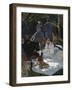 Breakfast in the Greenery-Claude Monet-Framed Art Print