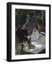 Breakfast in the Greenery-Claude Monet-Framed Art Print