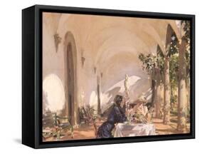 Breakfast in the Loggia, 1910-John Singer Sargent-Framed Stretched Canvas