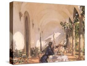 Breakfast in the Loggia, 1910-John Singer Sargent-Stretched Canvas