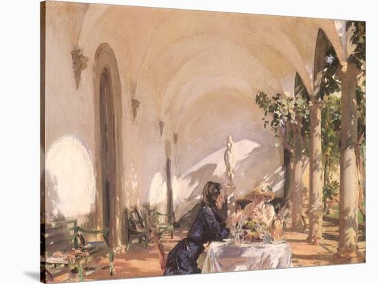 Breakfast in the Loggia, 1910-John Singer Sargent-Stretched Canvas