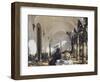 Breakfast in the Loggia-John Singer Sargent-Framed Giclee Print