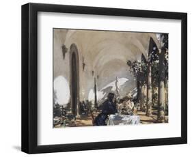 Breakfast in the Loggia-John Singer Sargent-Framed Giclee Print