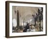 Breakfast in the Loggia-John Singer Sargent-Framed Giclee Print