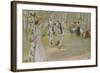 Breakfast in the Open (Frukost I Det Grona), 1910-Carl Larsson-Framed Giclee Print