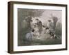 Breakfast in the Spring, Engraved by Regnier, Bettannier and Morlon-A. de Beaumont-Framed Giclee Print