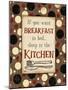 Breakfast Kitchen Brown-Diane Stimson-Mounted Art Print