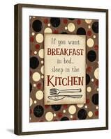 Breakfast Kitchen Brown-Diane Stimson-Framed Art Print