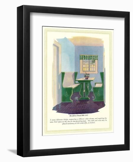 Breakfast Nook-null-Framed Art Print