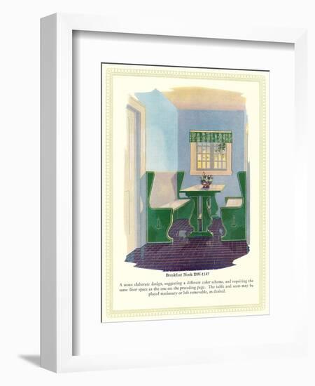 Breakfast Nook-null-Framed Art Print