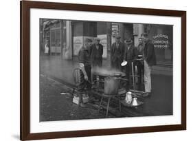 Breakfast Outside the Tacoma Commons Mission, 1930-Chapin Bowen-Framed Giclee Print