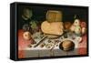 Breakfast Still Life. 1613-Floris Claesz Dyck-Framed Stretched Canvas