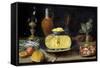 Breakfast Still Life with Cheese and Goblets-Jacob Fopsen Van Es-Framed Stretched Canvas