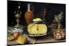 Breakfast Still Life with Cheese and Goblets-Jacob Fopsen Van Es-Mounted Giclee Print