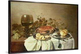 Breakfast Still Life with Roemer and a Crab-Pieter Claesz-Stretched Canvas