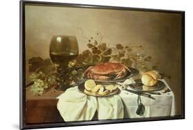 Breakfast Still Life with Roemer and a Crab-Pieter Claesz-Mounted Giclee Print