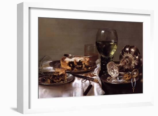 Breakfast Still-Life-Willem Claesz. Heda-Framed Giclee Print