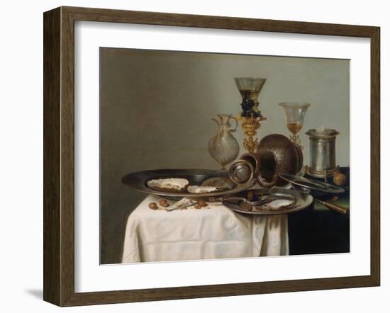 Breakfast Still Life-Willem Claesz Heda-Framed Giclee Print