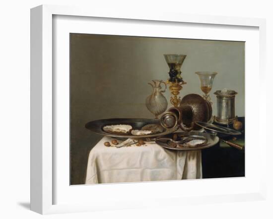 Breakfast Still Life-Willem Claesz Heda-Framed Giclee Print