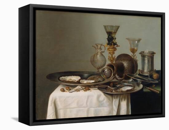 Breakfast Still Life-Willem Claesz Heda-Framed Stretched Canvas