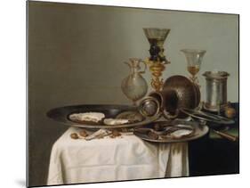 Breakfast Still Life-Willem Claesz Heda-Mounted Giclee Print