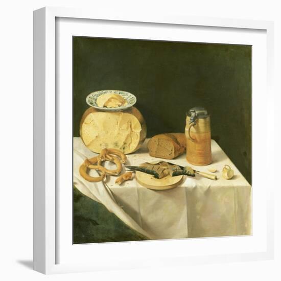 Breakfast Still Life-Johann Georg Hinz-Framed Giclee Print