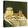 Breakfast Still Life-Johann Georg Hinz-Stretched Canvas